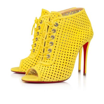 Botas Open Ondessa Christian Louboutin Mujer - Amarillos - 1211105J322